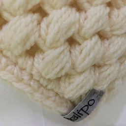 Detail offwhite Muschelmuster